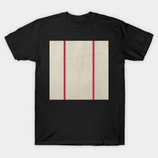 Country Gifts Style Beige & Red Stripes Farmhouse Home Decor Gifts T-Shirt